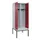 locker met bank,voor scheiding van kleding,HxBxD 2120x800x815mm,2vak