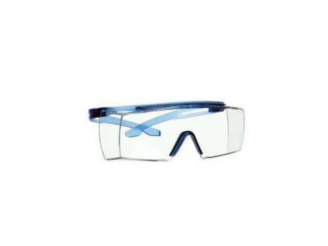 3M SecureFit SF3701SGAF overzetbril, heldere lens, blauw montuur, per