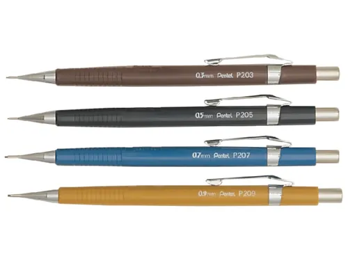 Vulpotlood pentel P209 0.9mm geel