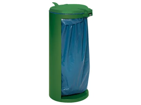 Afvalverzamelaar 120 Liter Hxø 900X450Mm Verzinkt Ral6001