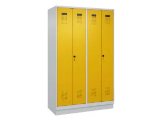 PBM-locker,HxBxD 1950x1200x500mm,4vak,vak B 300mm,draaigrendel - 2