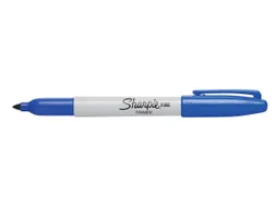 Permanent marker Fine blauw