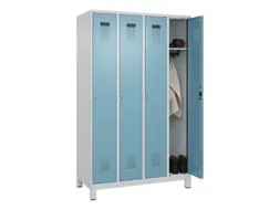 locker,HxBxD 1950x1200x500mm,4vak,vak B 300mm,cil.-slot,voeten