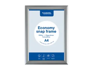 Kliklijst Europel Economy A4 zilver - 2