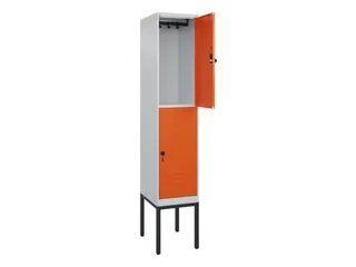 dubbeldekse locker,HxBxD 2120x400x500mm,1x2vak.,vak B 400mm - 2