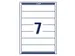 Rugetiket Avery Zweckform smal 38x192mm zelfklevend Wit L4760-100