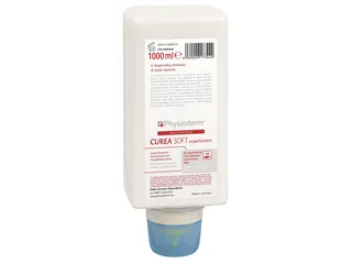 Curea Soft huidverzorgingscrème droge huid geurvrij 1 liter vulling - 1