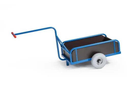 Handtrekwagen 200kg Met Houten Bak Laadvloer 765x435mm Luchtbanden
