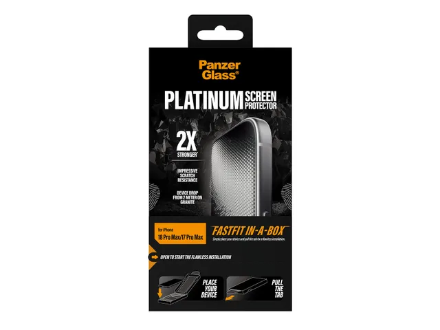 PanzerGlass Platinum Screen Protector iPhone 18 Pro Max | 17 Pro Ma