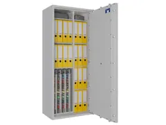 sleutelkluis,HxBxD 1550x650x420mm,448haak,legborden,romp RAL7035