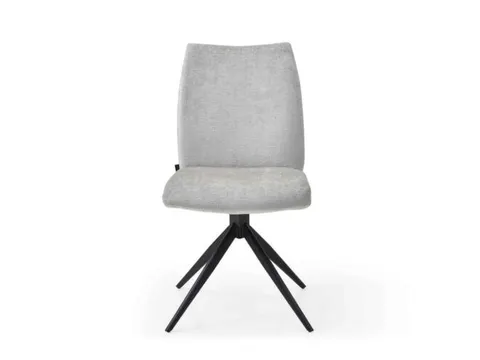 Bezoekersstoel,Stervoetonderstel Ronde Buis Zwart