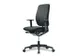 Siège De Bureau Pivotant Noir Mécanisme Synchrone