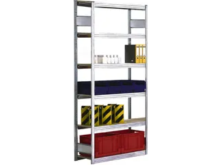 magazijnstelling,grondveld,HxBxD 2500x1061x326mm,vakl. 250kg - 1