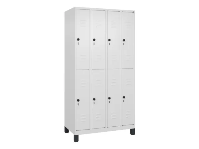 dubbeldekse locker,HxBxD 1950x1000x500mm,4x2vak.,vak B 250mm