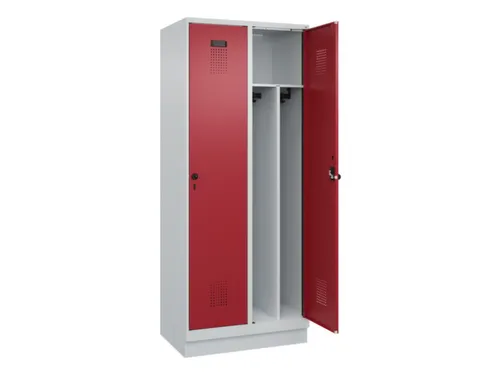 locker voor scheiding van kleding,HxBxD 1950x800x500mm,2vak