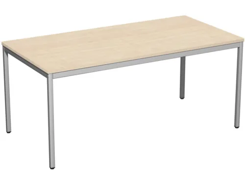 Bureau Hxbxd 720x1600x800mm Bladdecor Esdoorn Frame Ral9006