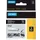 Labeltape Dymo Rhino 18054 Vinyl 12mmx5.5m Wit Op Zwart