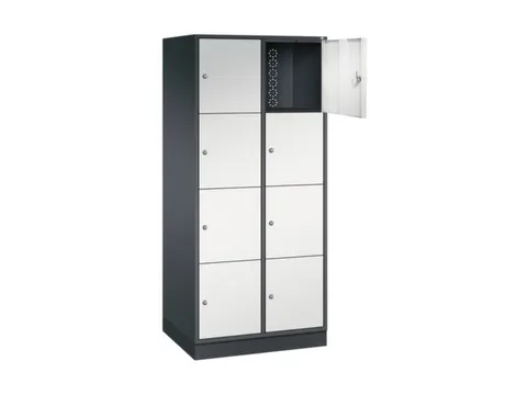 grootvolume-lockersysteem,RAL 7021/RAL 7035,HxBxD 1950x820x600mm