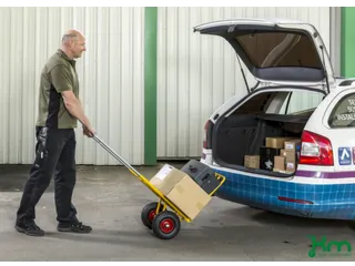 steekwagen,draagverm. 150kg,steekplaat BxD 345x500mm - 1