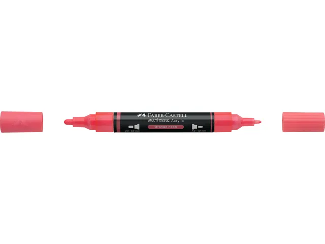 Acrylmarker Faber-Castell Multimark 255 orange neon
