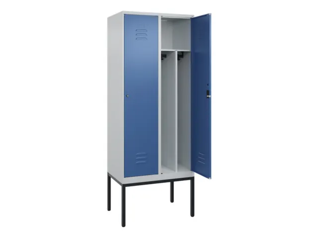 locker voor scheiding van kleding,HxBxD 2120x800x500mm,2vak