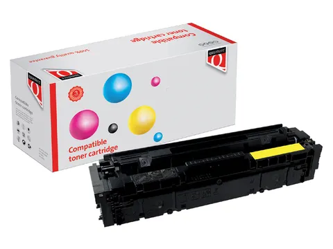 Tonercartridge Quantore alternatief tbv HP CF402X 201X geel HC