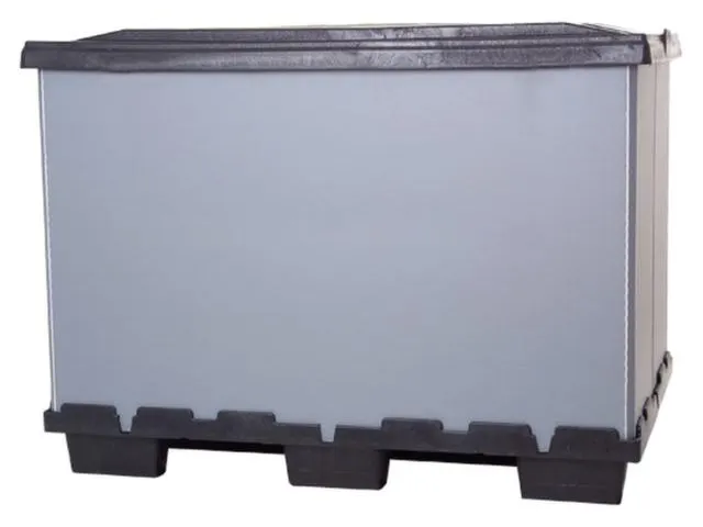 Pallet-Vouwkrat Hxlxb 800X1200X915Mm Kunststof 9Poten