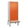 locker voor scheiding van kleding,HxBxD 2120x800x815mm,2vak