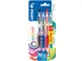 Gelroller Pilot Pop'lol 0.7mm Medium blister 3+1 Gratis Basis kleuren