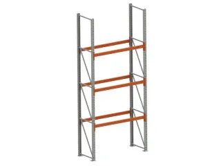 palletstelling,grondveld,HxBxD 4400x1825x800mm,2xtraversen - 2
