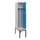 locker met bank,voor scheiding van kleding,HxBxD 2120x400x815mm,1vak