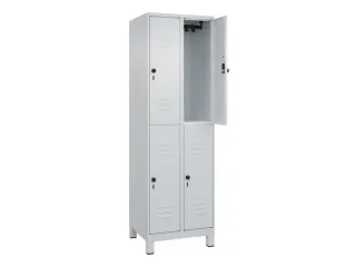 dubbeldekse locker,HxBxD 1950x600x500mm,2x2vak.,vak B 300mm - 2