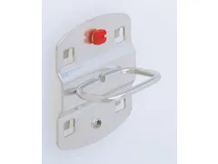 porte-pince p. plaque de rangement perforée L 75mm argent RAL7016