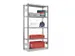 platelage en acier,p. rayonnage modulaire,lxP 1000x400mm