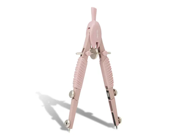 Compas à réglage rapide Aristo Topline Rose mat