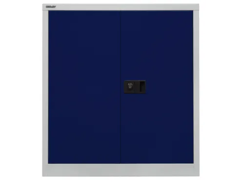 kantoorkast openslaande deuren HxBxD 1000x914x400mm Stalen Blauw Grijs
