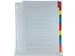 Tabblad karton A4 Assorti 12-delig 11-gaats Index