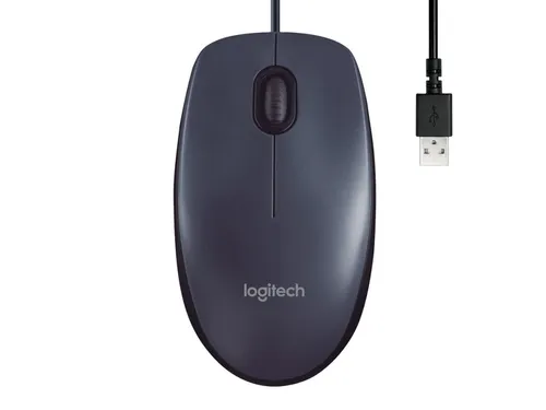 Logitech B100 muis USB-A Zwart