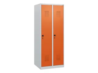 schoollocker,HxBxD 1530x600x500mm,2vak,vak B 300mm,draaigrendel - 2