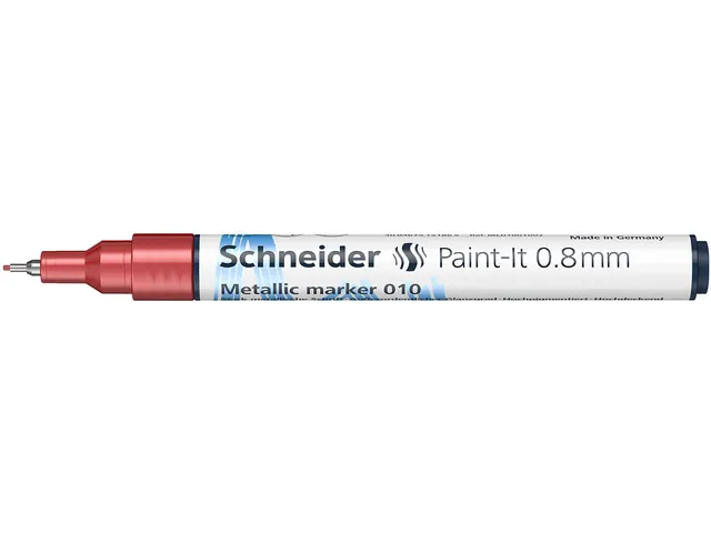 Metallic marker Schneider Paint-It 010 0.8mm rood metallic