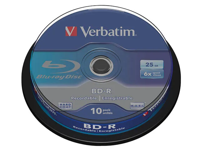 BD-R 25GB 6x (10) CB WORM