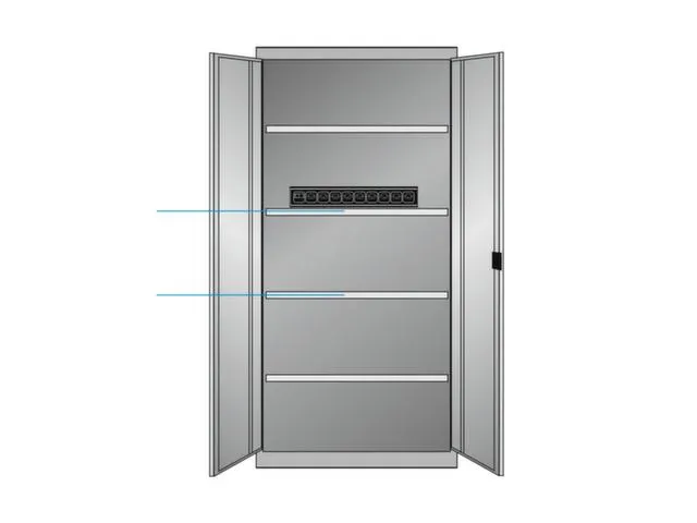 elektrische kast met openslaande deuren,HxBxD 1950x1000x580mm