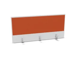 opzetpaneel,v. bureau,aanbouw achter,B 1200mm,Bl-wit,BN3012-oranje