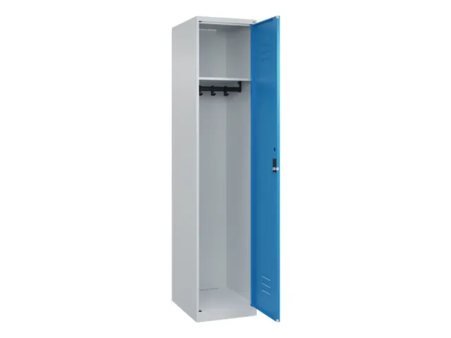 locker,HxBxD 1850x400x500mm,1vak,vak B 400mm,cil.-slot,staand op vloer