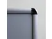 Cadre clipsable A5 angles arrondis 20mm Argent