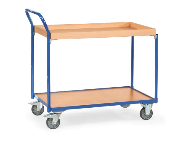 Lichte Tafelwagens 3740 300kg 2 Etages 850x500mm Houten Plaat