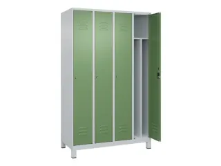 locker voor scheiding van kleding,HxBxD 1950x1200x500mm,4vak - 2