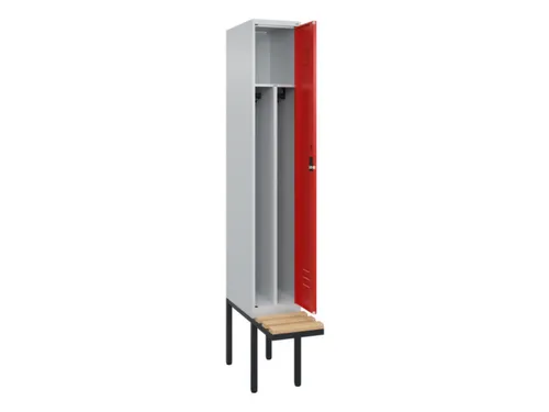 locker voor scheiding van kleding,HxBxD 2120x300x815mm,1vak