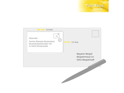 HERMA 10316 Verwijderbare Adresetiket A4 99,1x57mm Wit 1000 stuks