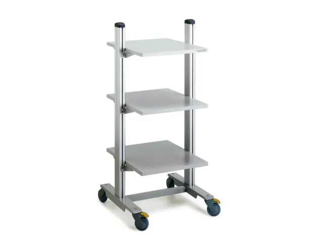 ESD bijzetwagen draagverm. 150kg 3etage(s) laadvl. LxB 650x530mm houte